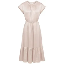 Sale 3176 Matt Prosie Midi Kjole Dame Kjoler