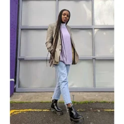 Clearance 2976 Platform Chelsea Støvler Dame Chelsea Boots