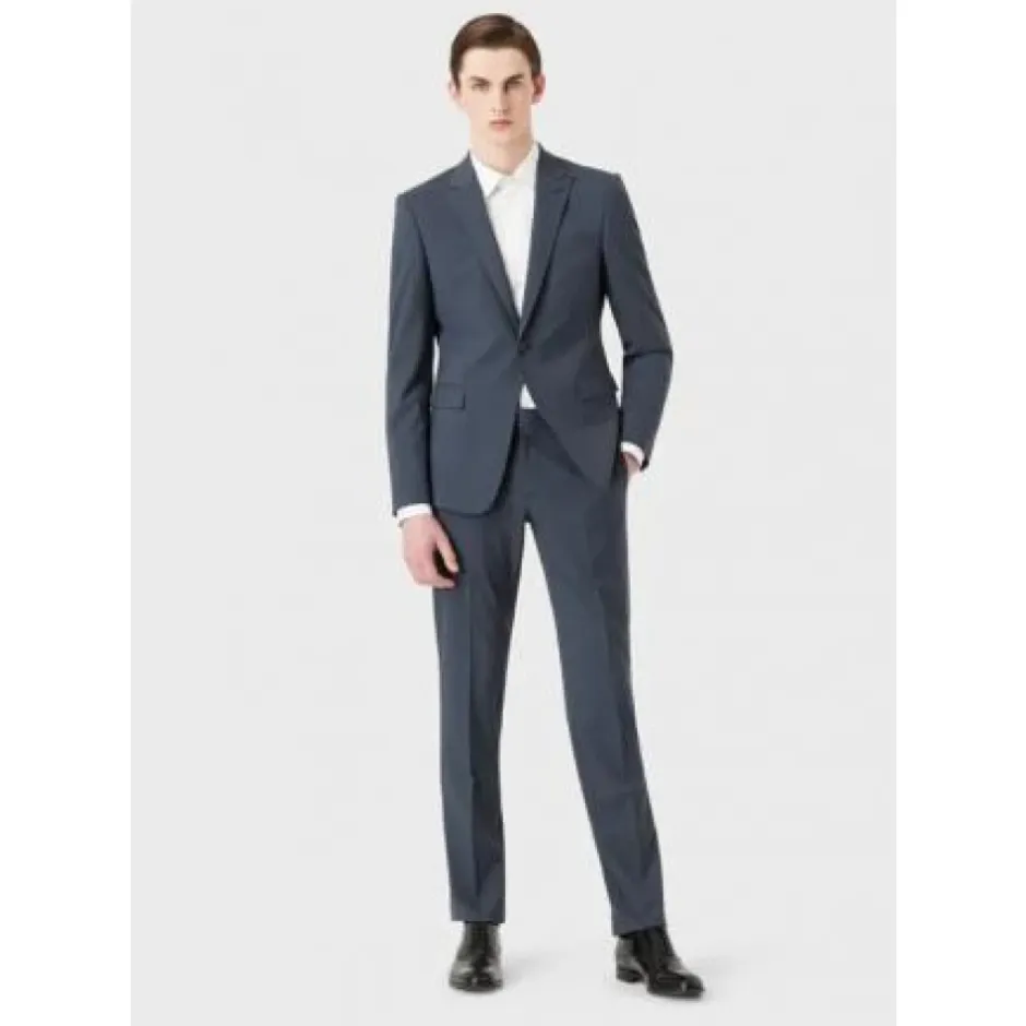 Sale Abito Monopetto Slim Fit Suit Set Jakkesæt