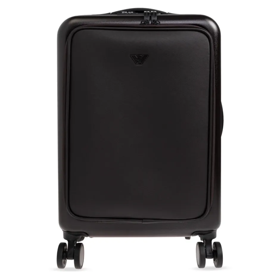 Hot ABS carry-on kuffert med Saffiano detalje og ørneplade Kufferter