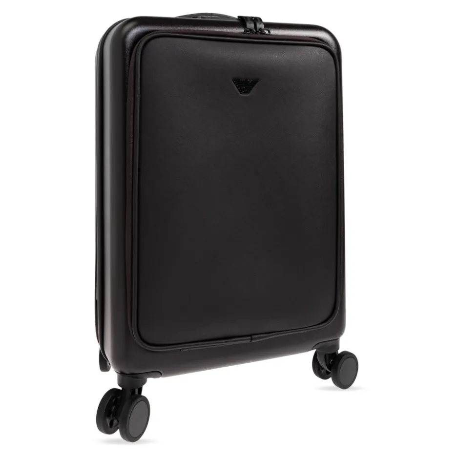 Hot ABS carry-on kuffert med Saffiano detalje og ørneplade Kufferter