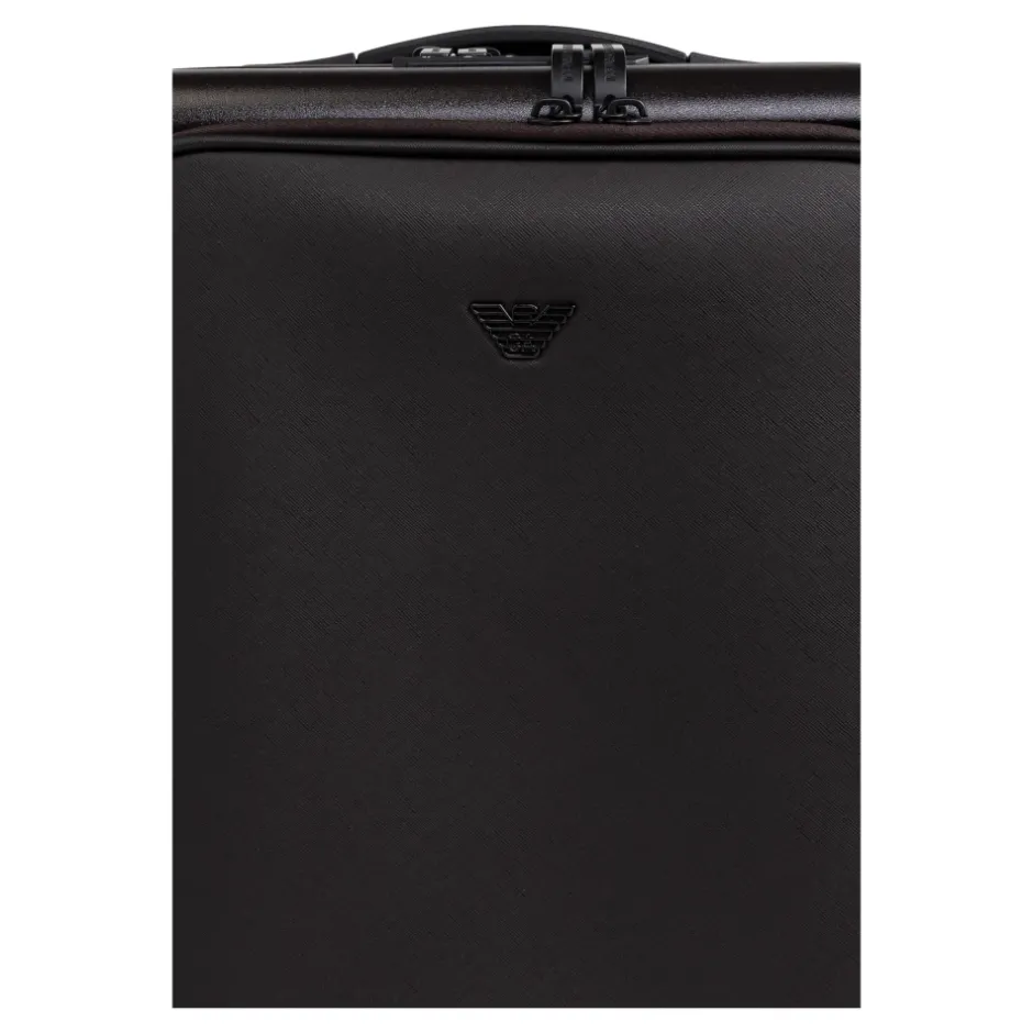 Hot ABS carry-on kuffert med Saffiano detalje og ørneplade Kufferter