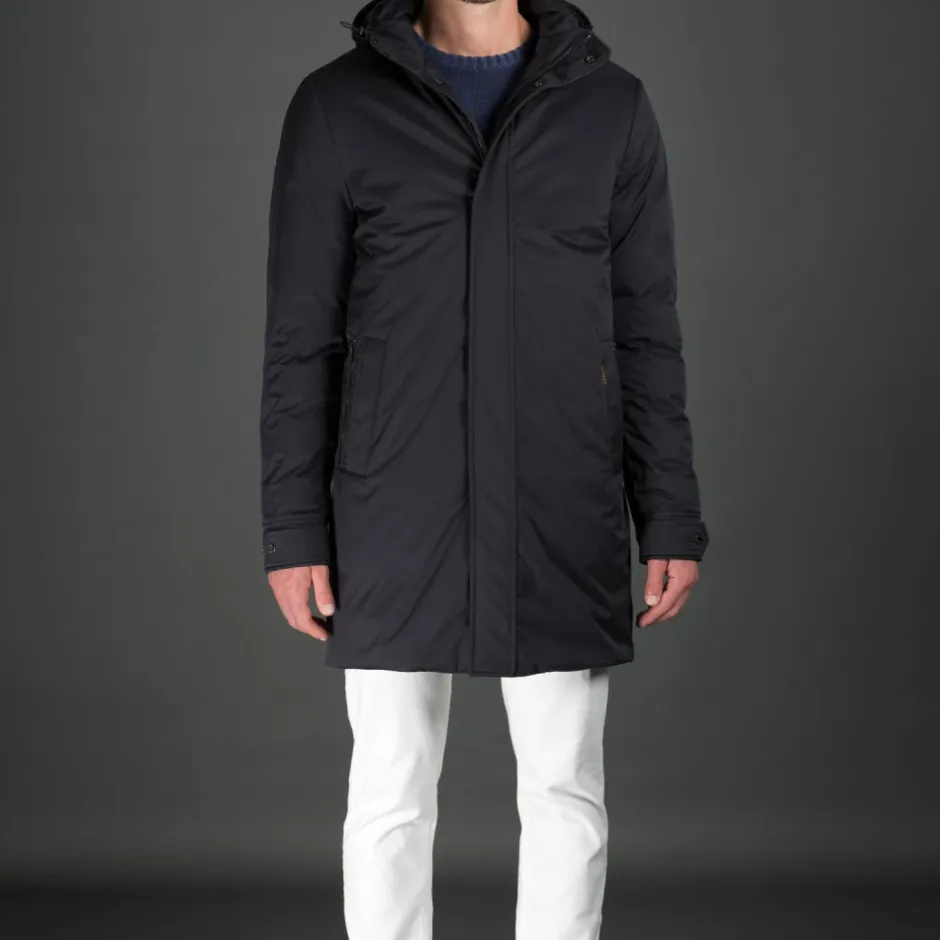 Clearance Acqua Line Glat Frakke med Gåsedun Frakker