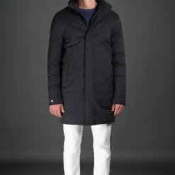 Clearance Acqua Line Glat Frakke med Gåsedun Frakker