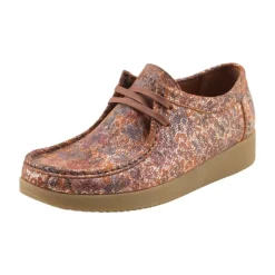 Discount Alba Sko Metallic Suede Dame Snøresko