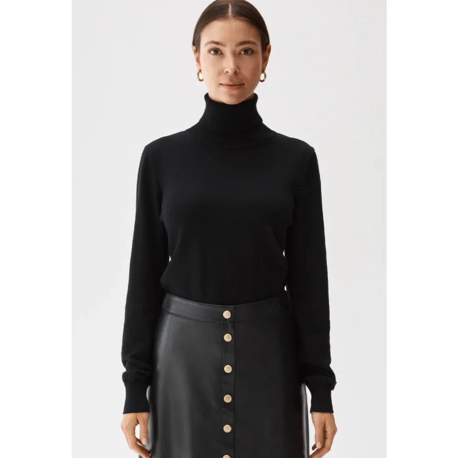 Online Alice Rollerneck Sweater Dame Striktrøjer & Sweatere