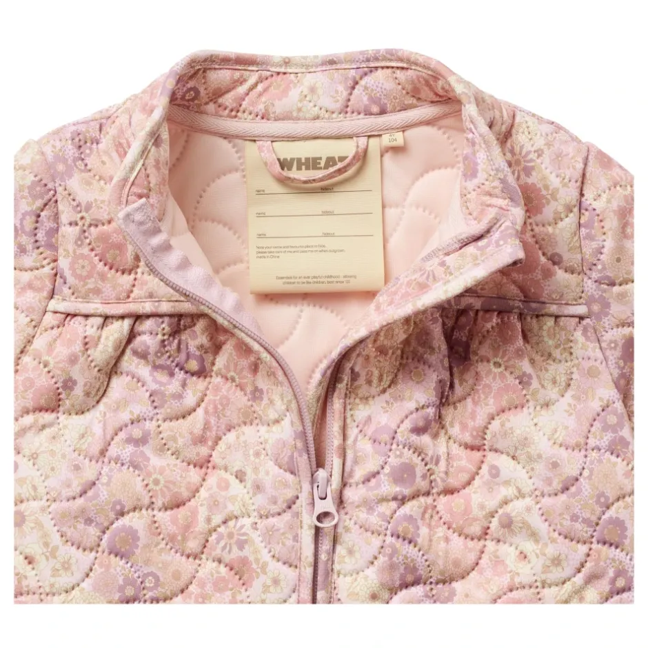 Best A-line Thermo Jacket Lilac Flower Rainbow Børn Jakker