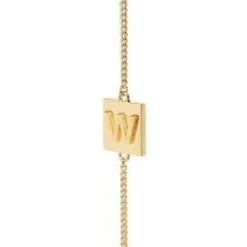 Alphabet W Bracelet Dame Smykker