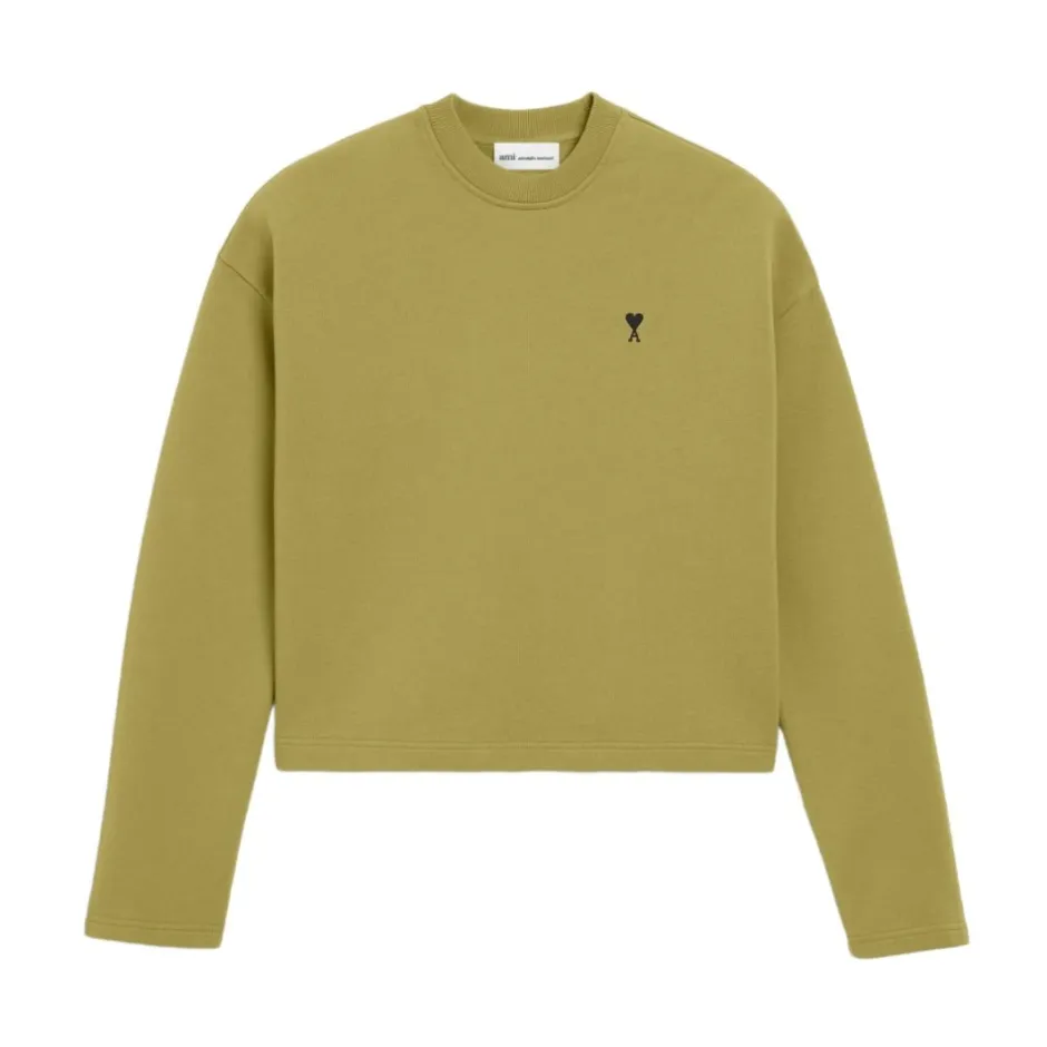 Sale Ami de Coeur Cropped Sweatshirt Dame Sweatshirts|Striktrøjer & Sweatere