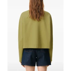 Sale Ami de Coeur Cropped Sweatshirt Dame Sweatshirts|Striktrøjer & Sweatere