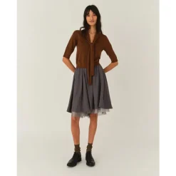 Hot Andrea Midi Skirt Dame Nederdele