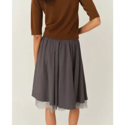 Hot Andrea Midi Skirt Dame Nederdele