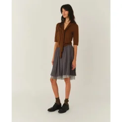 Hot Andrea Midi Skirt Dame Nederdele