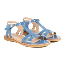 Clearance - Sandal Med Stropper Og Ankelrem, 5415 - Dusty Blue PT Dame Sandaler