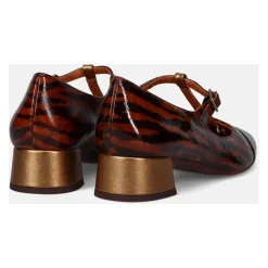 Animal Print Læder Hæle Dame Pumps
