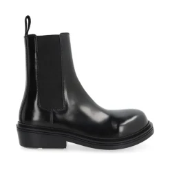 New Ankelstøvler med blokhæl og elastiske paneler Dame Chelsea Boots