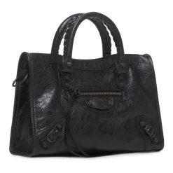 Arena lambskin lædertaske med messing hardware Dame Håndtasker