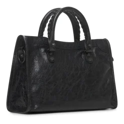 Arena lambskin lædertaske med messing hardware Dame Håndtasker