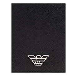 Sale ASV Regenerated Saffiano Leather Passport Holder with Eagle Plate Punge & Kortholder
