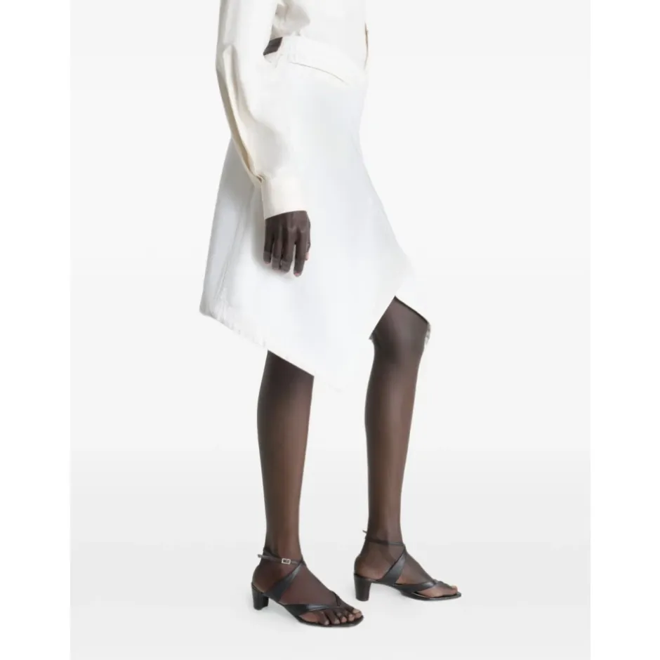 New Asymmetric Midi Skirt Dame Nederdele