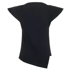 Outlet Asymmetrisk Bomulds T-shirt Dame T-Shirts