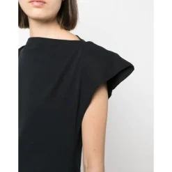 Outlet Asymmetrisk Bomulds T-shirt Dame T-Shirts