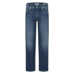 Outlet Autentiske mørke brede jeans Dame Jeans