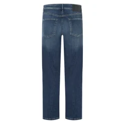 Outlet Autentiske mørke brede jeans Dame Jeans