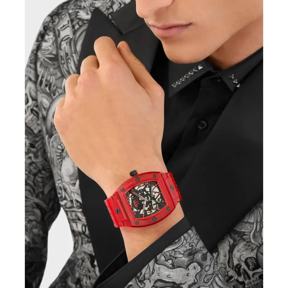 Clearance Automatisk herreur The $keleton Crystal Ure