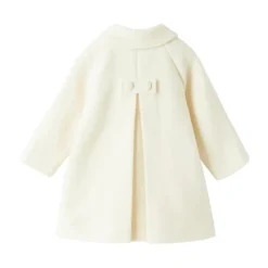 Sale Baby Pige Frakke - Flared Design i Blødt Uld og Cashmere Blanding Børn Jakker