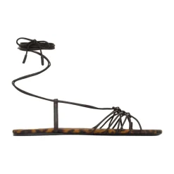 Clearance Babylone Flat Sandal Dame Sandaler