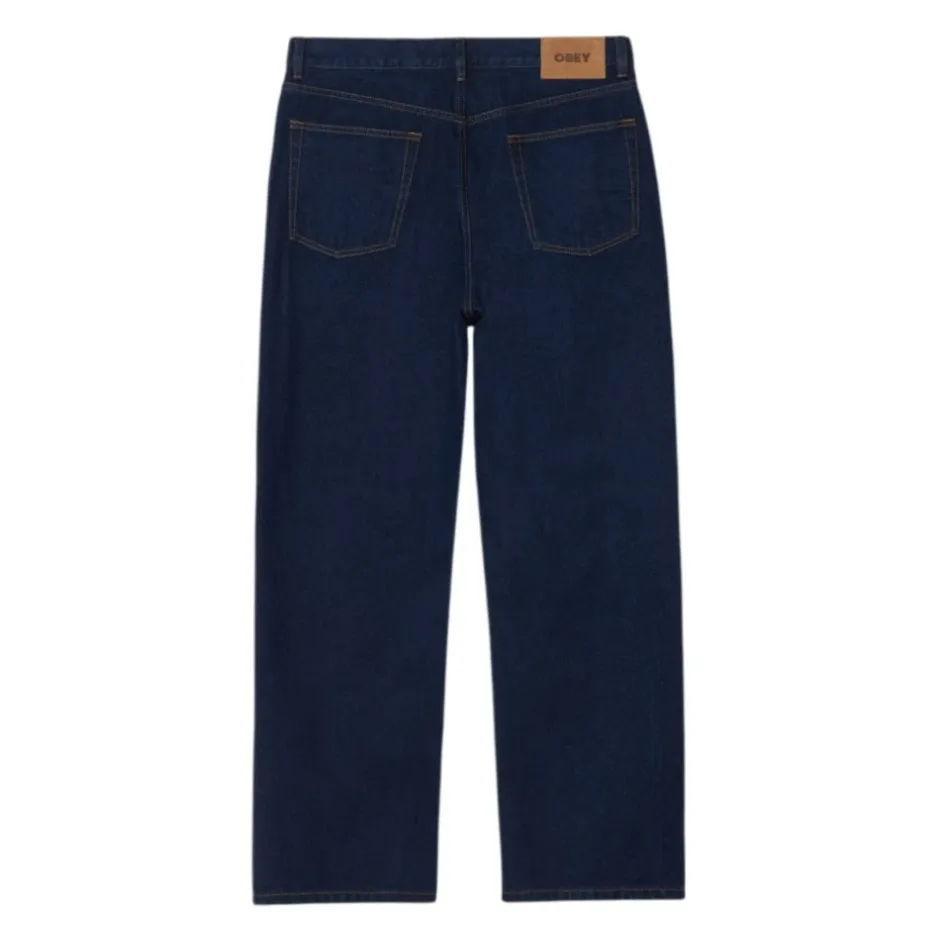 Best Baggy Denim Jeans Rinse Indigo Jeans