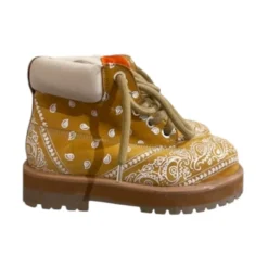 Clearance Bandana-print High Top Sneakers Vinterstøvler