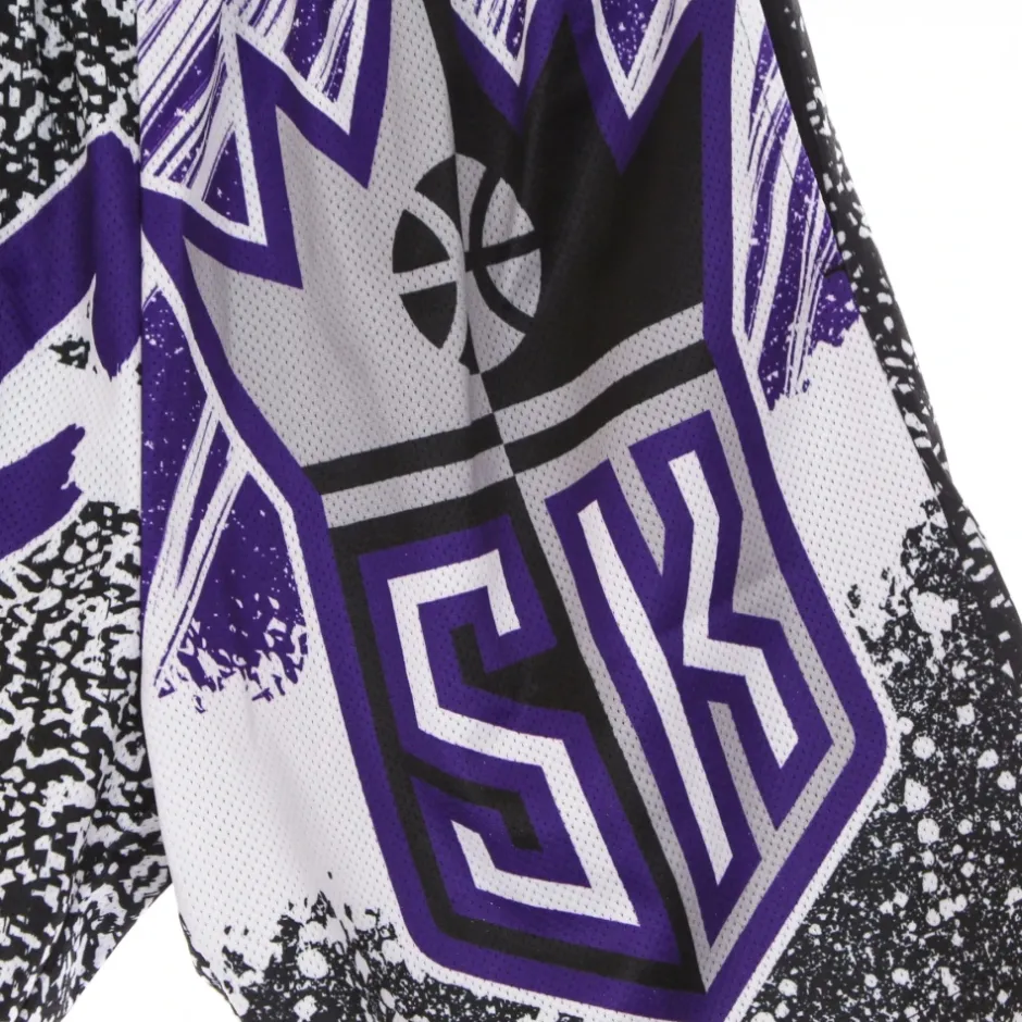 Discount basketball shorts manba jumbotron sublimated mesh shorts hardwood classics sackin Træningsbukser & Tights