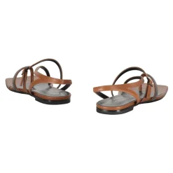 Outlet Beaded Leather Sandals Dame Sandaler