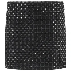 Clearance Beaded Mini Skirt Dame Nederdele