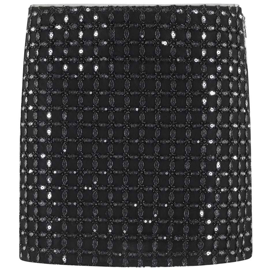 Clearance Beaded Mini Skirt Dame Nederdele