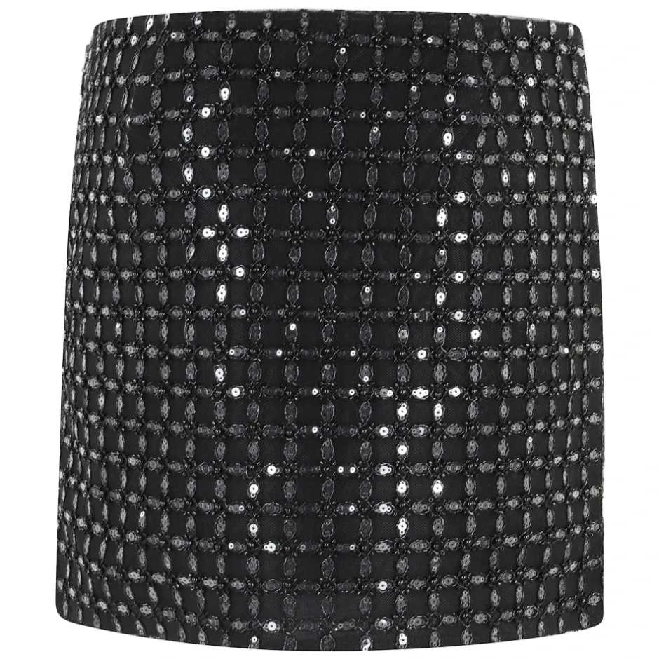 Clearance Beaded Mini Skirt Dame Nederdele
