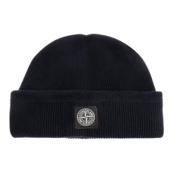 Online Beanie med Kompaslogo-patch Huer, Kasketter & Hatte