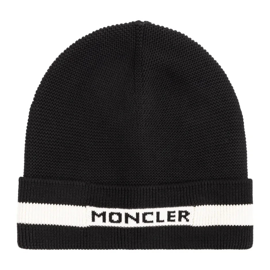 Outlet Beanie med logo Børn Huer & Kasketter
