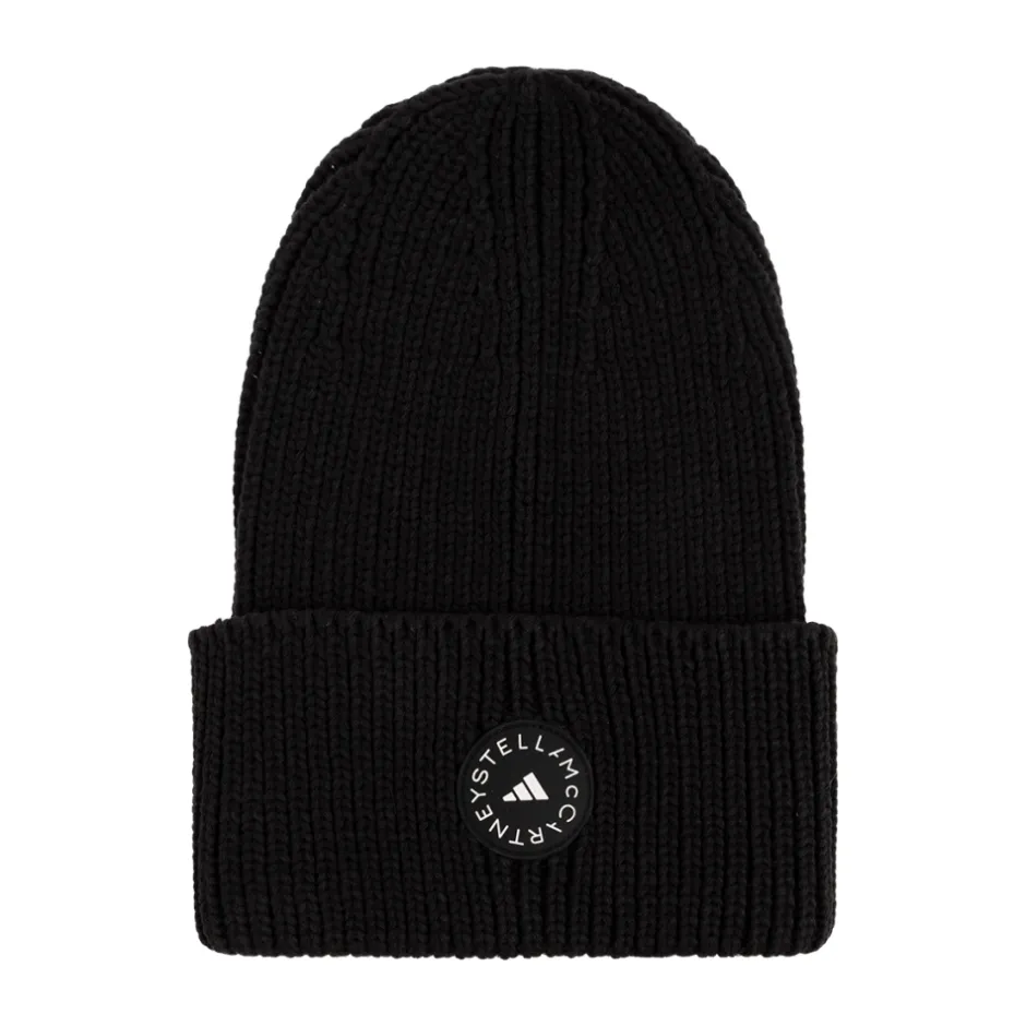 Outlet Beanie med logo Dame Huer & Kasketter