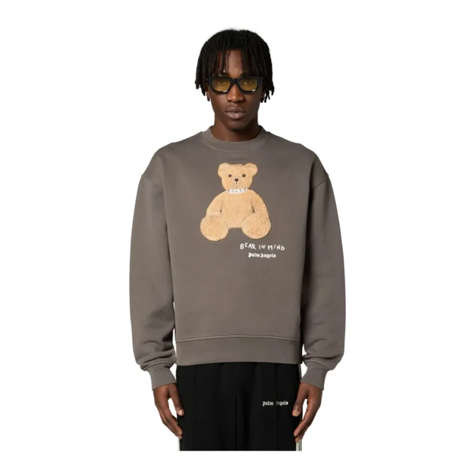 Outlet Bear in Mind Sweatshirt med Bamse Motiv Trøjer|Sweatshirts