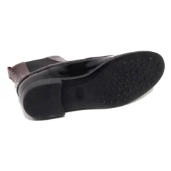 Outlet Beatles Bordeaux Støvle Sko Dame Chelsea Boots