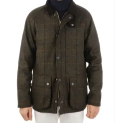 Clearance Bedale Check Wool Jacket Jakker