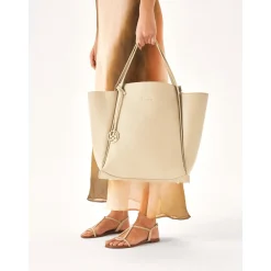 farvede sandaler dekoreret med flettet rem Dame Sandaler