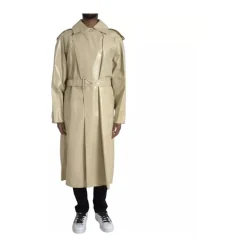 Læder Trench Coat Jakke Frakker
