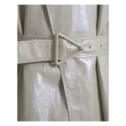 Læder Trench Coat Jakke Frakker