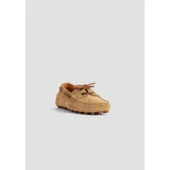 Clearance Beige Suede Båd Moccasiner Sejlersko