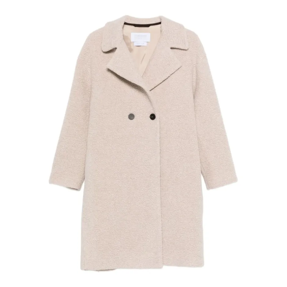 Outlet Beige Uldfrakke AW25 Dame Frakker