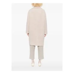 Outlet Beige Uldfrakke AW25 Dame Frakker